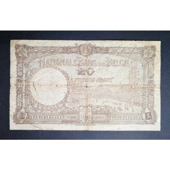 Belgium 20 Francs 1930 VG
