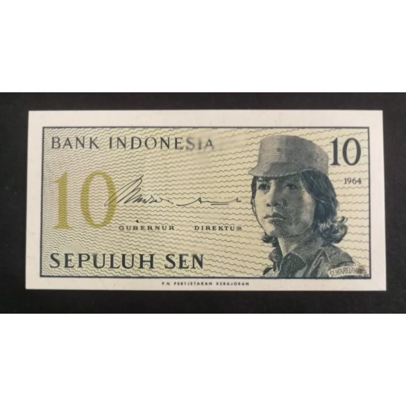 Indonesia 10 Sen 1964 Unc