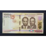 Burundi 10000 Francs 2018 UNC