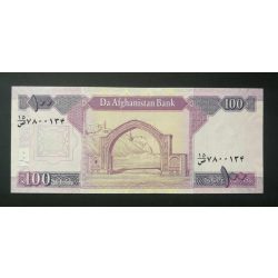 Afganisztan 100 Afghanis 2012 Unc