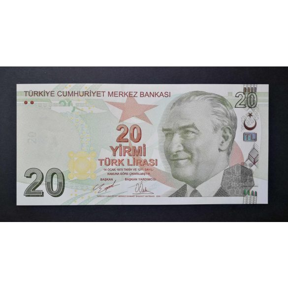 Turkey 20 Lira 2020 Unc