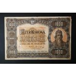 Hungary 1000 Korona 1920 F+