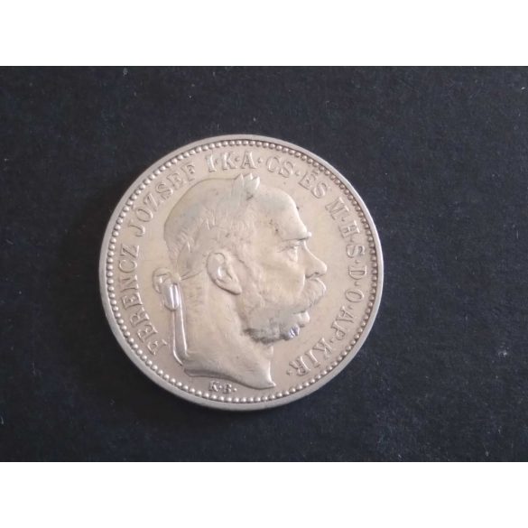 Ferenc József of Hungary 1 Crown 1894 KB silver