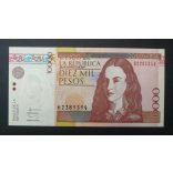 Colombia 10000 Pesos 2011 UNC