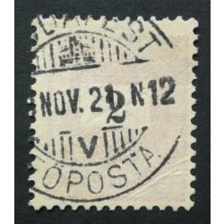   Hungary 1898 Letter, black cipher 2 kr. perf. 12: 11 3/4 (BU)DAPEST FŐPOSTA used