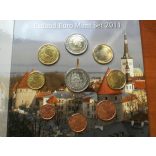 Estonia 9 pieces euro set 2011 UNC 