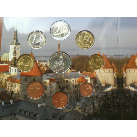 Estonia 9 pieces euro set 2011 UNC 