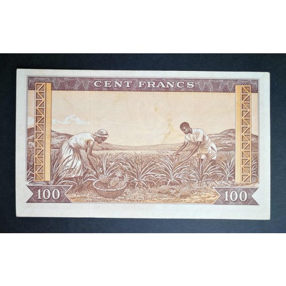 Guinea 100 Francs 1960 VF+