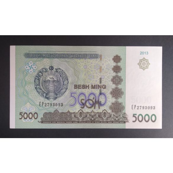 Uzbekistan 5000 Som 2013 UNC