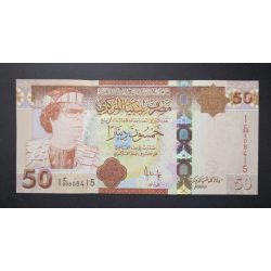 Líbia 50 Dinars 2008 UNC