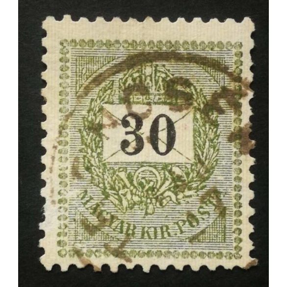 Hungary 1898 Letter, black cipher 30 kr. perf. 12 : 11 3/4 TRENCSÉN used