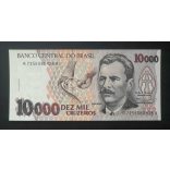 Brazil 10000 Cruzeiros 1993 UNC 