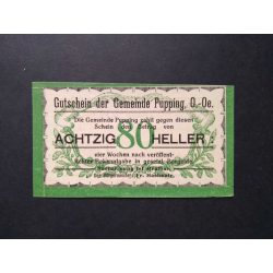 Ausztria 80 Heller 1920 Unc Pupping