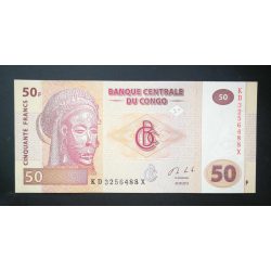 Kongó 50 Francs 2013 Unc