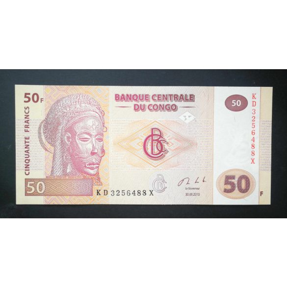 Kongó 50 Francs 2013 Unc