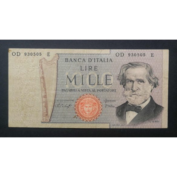 Italy 1000 Lire 1969 F