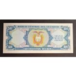 Ecuador 500 Sucres 1982 Unc-