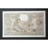 Belgium 100 Francs 20 Belgas 1938 XF