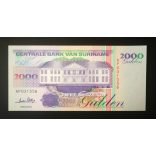 Suriname 2000 Gulden 1995 UNC