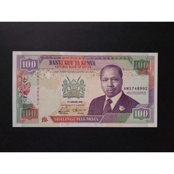 Kenya 100 Shillings 1992 Unc