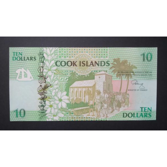 Cook Islands 10 Dollars 1992 aUnc+