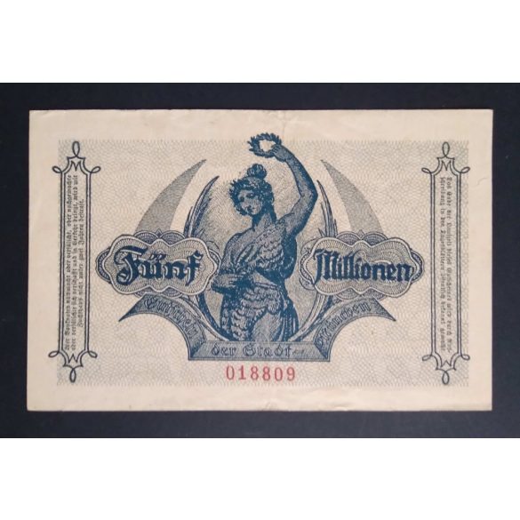 Germany 5 Million Mark München 1923 VF 