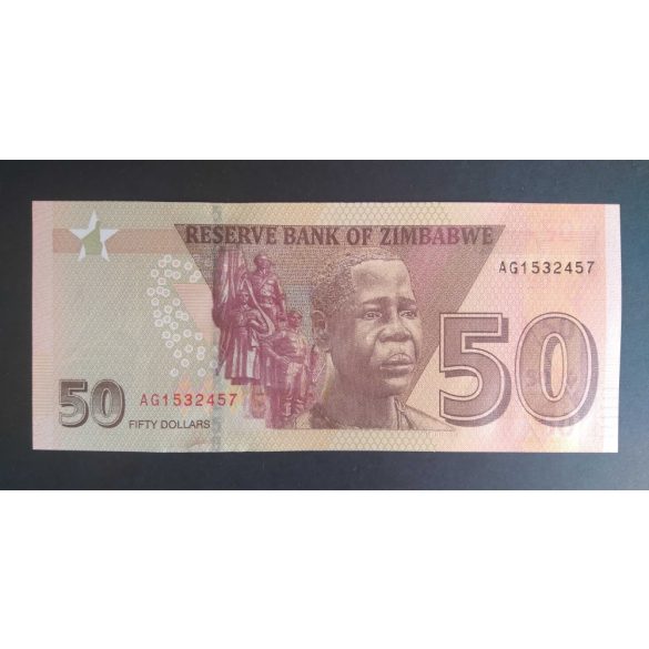 Zimbabwe 50 Dollars 2020/21 UNC