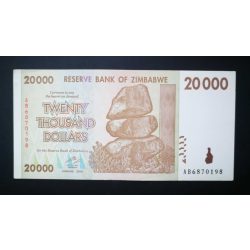 Zimbabwe 20000 Dollars 2008 XF