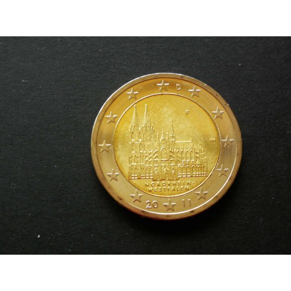 Németország 2 Euro 2011 Nordrhein-Westfalen F AUNC+