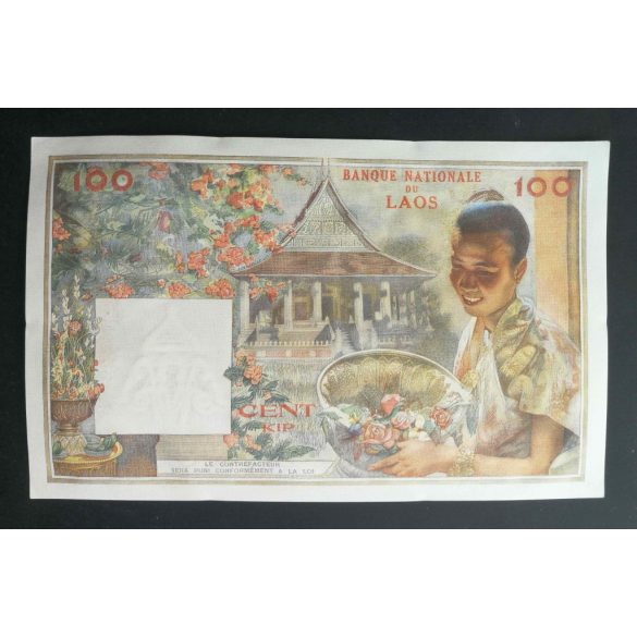 Laosz 100 Kip 1957 aUNC 