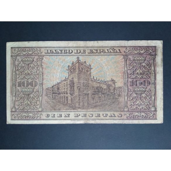 Spain 100 Pesetas 1938 F