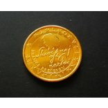 Slovenia 2 Euro  2007 gold plated aUNC+