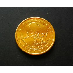 Slovenia 2 Euro  2007 gold plated aUNC+