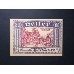 Ausztria 80 Heller 1920 Unc Sparbach