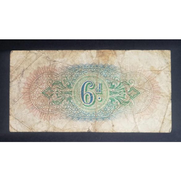 Anglia 6 Pence 1943 katonai kiadás VG+