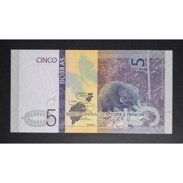 Sao Tome and Principe 5 Dobras 2020 UNC 