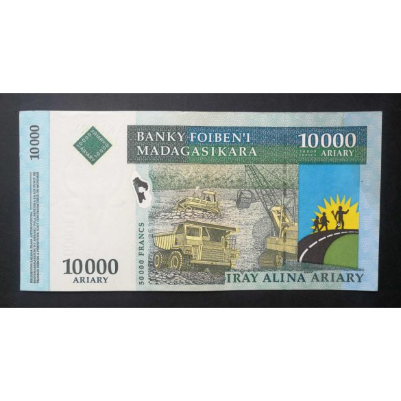 Madagaszkár 10000 Ariary 50000 Francs 2003 VF