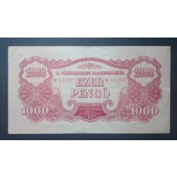 Hungary 1000 Pengő 1944 Command of the Red Army VF