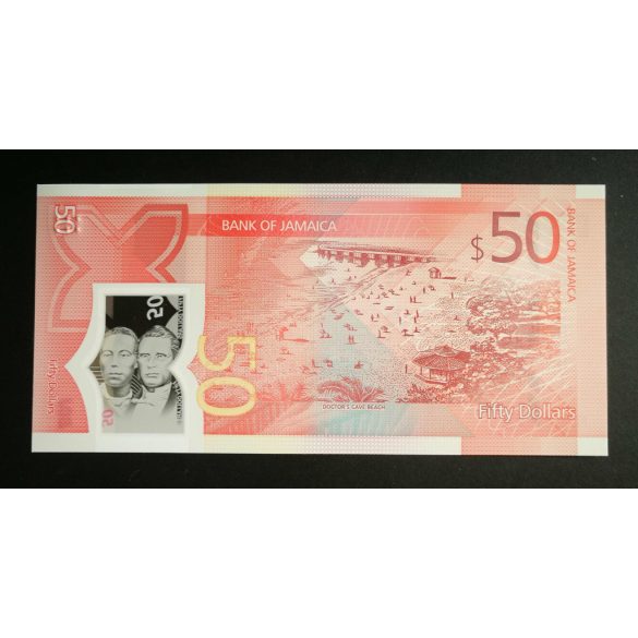 Jamaica 50 Dollars 2022 UNC 
