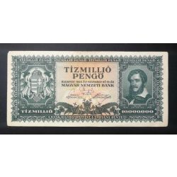 Hungary 10 million Pengő 1945 F+