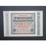 Germany 20 Billion Mark 1923 XF