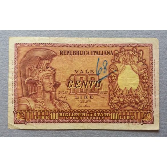 Italy 100 Lire 1951 F