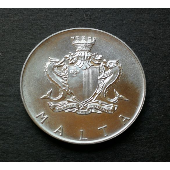 Malta 2 Pounds 1972 silver UNC ,  Commemorative coin