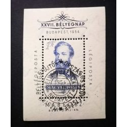 Hungary 1954 Mor Jokai block commemorative used