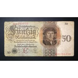 Germany 50 Reichsmark 1924 VG+