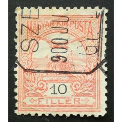 Hungary 1900 TURUL 10 F. perf. 12 : 11 3/4 SZE(GED) used