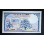 Lebanon 100 Livres 1983 aUnc+