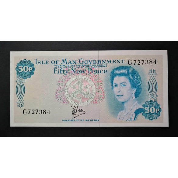 Isle of Man 50 New Pence 1979 UNC