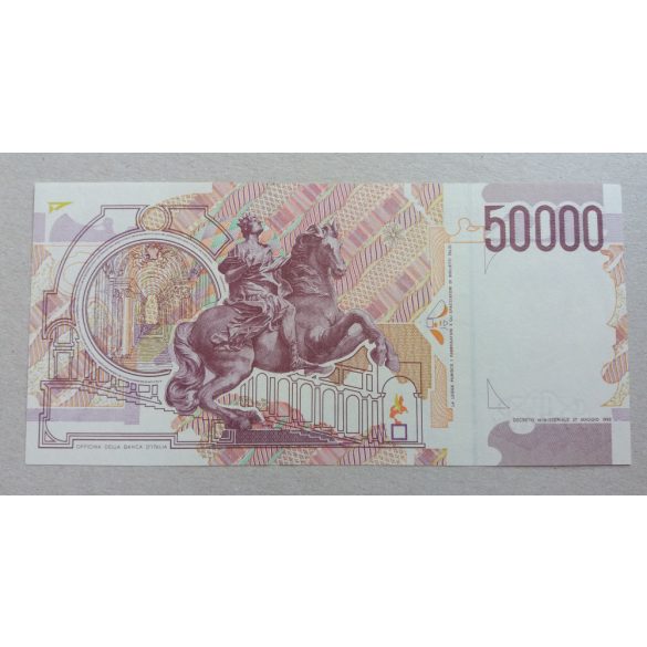 Italy 50000 Lire 1992 aUNC
