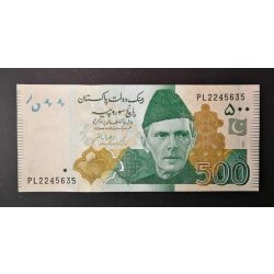 Pakistan 500 Rupees 2021 Unc